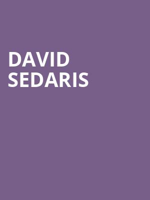 David Sedaris, Kenan Auditorium, Wilmington